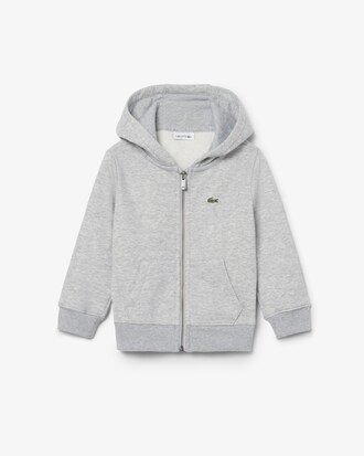 Unisex-Sweatshirt aus Fleece mit Rei&szlig;verschluss
