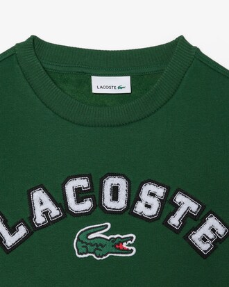 Sweatshirt aus Fleece mit Print