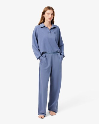 Weite Loungewear-Hose aus Fleece