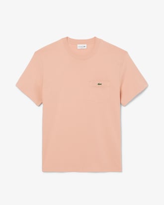 Baumwoll-T-Shirt mit Brusttasche