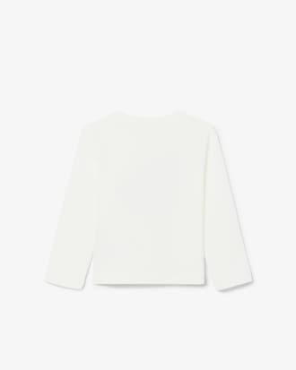 T-Shirt aus Baumwolle mit langen &Auml;rmeln