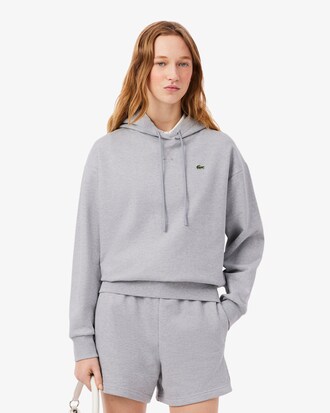&Uuml;bergro&szlig;er Hoodie aus Fleece