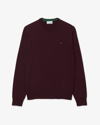Pullover aus Merinowolle mit Rundhalsausschnitt
