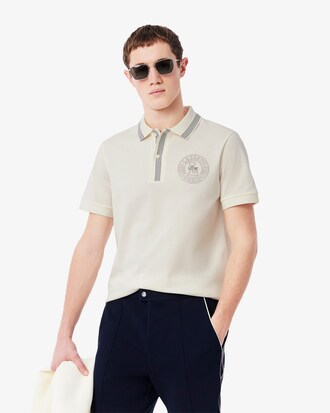 Regular Fit-Polohemd L.12.12 mit Badge-Druck