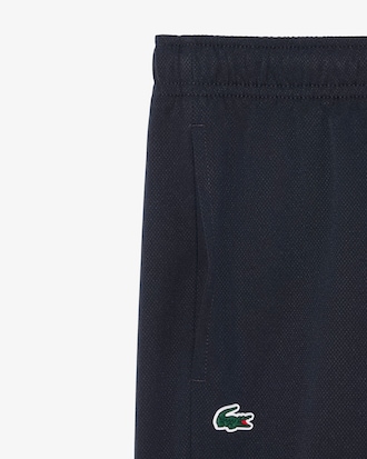 Gestreifte Sportshorts aus Frottee