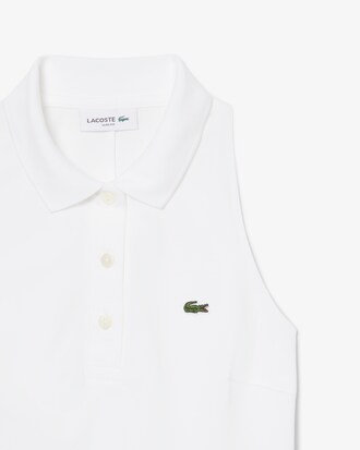 &Auml;rmelloses Polokleid aus Piqu&eacute;