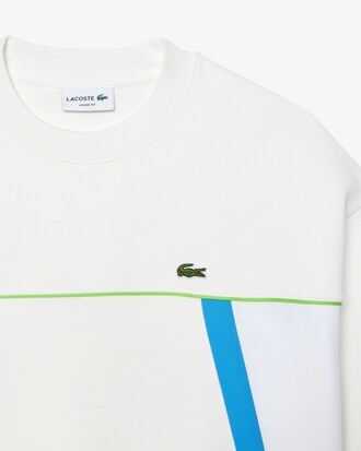 Loose Fit Piqué-Sweatshirt