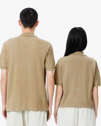Classic Fit-Polohemd L.12.12 mit verwaschenem Effekt