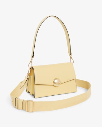 Ledertasche Tennis Bliss mit Klappverschluss