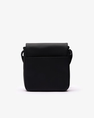 Klassische Herren-Schultertasche mit Klappverschluss