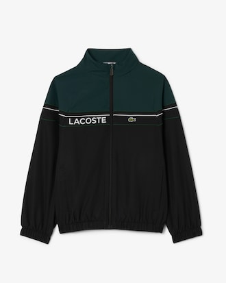 Trainingsanzug aus Diamant-Taft mit Colorblock-Design