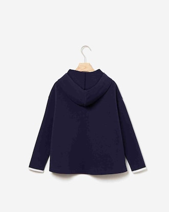 Mädchen Sweatshirt mit Kapuze und Reißverschluss