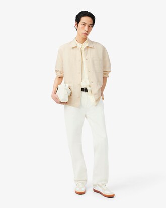 Overshirt aus Leinenmischung