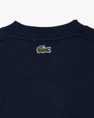 T-Shirt aus Baumwolle mit Signatur-Print