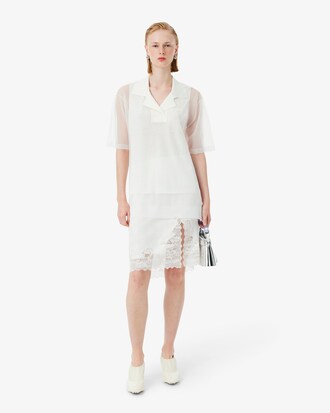 Damen-Sneakers Runway aus Leder mit Absatz