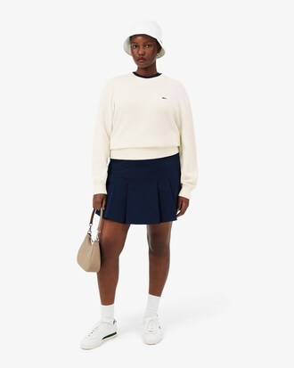 Relaxed Fit-Pullover aus Baumwolle mit Rundhalsausschnitt