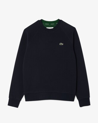 Sweatshirt aus Piqué mit Rundhalsausschnitt