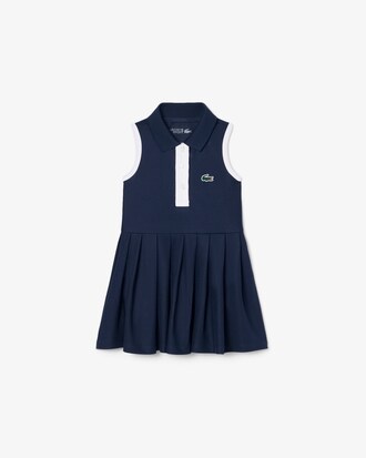 &Auml;rmelloses Kleid aus Petit Piqu&eacute;