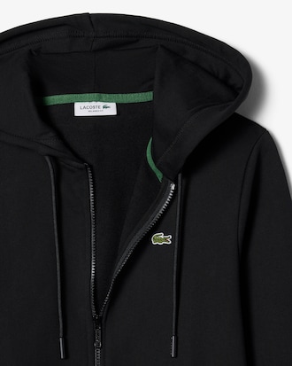 Fleece-Hoodie mit Rei&szlig;verschluss