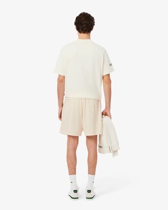 Shorts aus grafischem Mesh