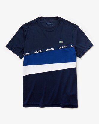 Herren T-Shirt mit kultigem Streifen LACOSTE SPORT