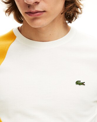 Thermoregulierendes Herren Piqué-T-Shirt mit Colourblock