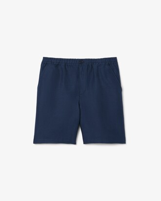 Regular Fit-Shorts aus Leinen