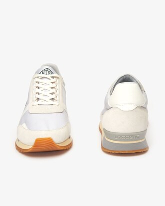 Herren-Sneakers PARTNER RETRO aus Textil und Veloursleder