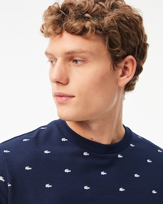 Loungewear-Sweatshirt mit Krokodil-Print