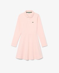 Kleid aus Stretch-Piqu&eacute; mit langen &Auml;rmeln