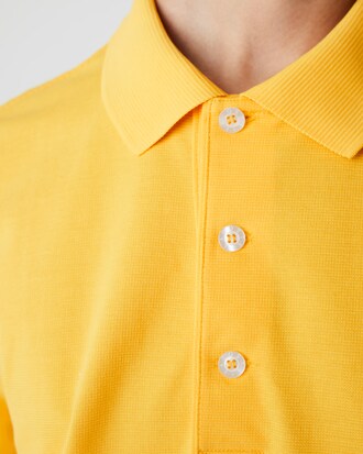 Tennis-Herren-Poloshirt aus ultraleichter Baumwolle LACOSTE SPORT