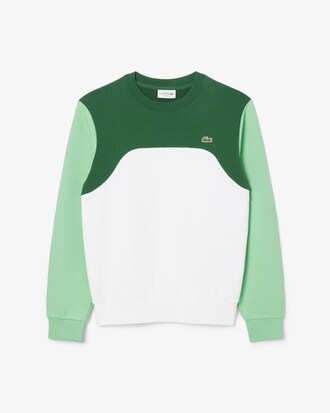 Sweatshirt aus Baumwollfleece, mit Colorblock-Design