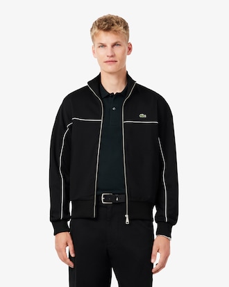 Sweatshirt mit Rei&szlig;verschluss und Einfassung