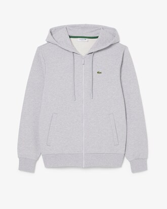 Fleece-Hoodie mit Rei&szlig;verschluss