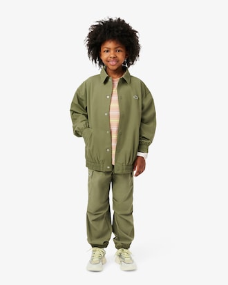 Jacke aus Taft mit Krokodil-Druck