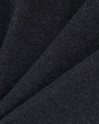 Slim Fit-T-Shirt aus gerippter Baumwolle