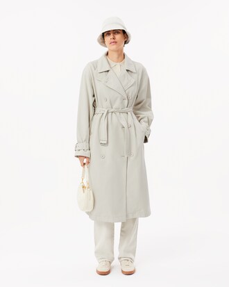 Oversized Denim-Trenchcoat