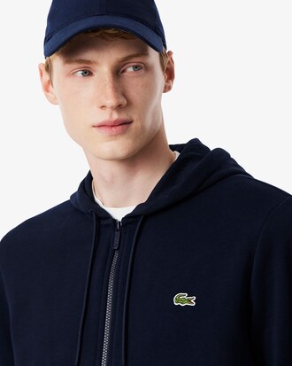 Hoodie aus Fleece mit Reißverschluss