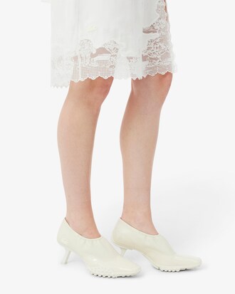 Damen-Sneakers Runway aus Leder mit Absatz