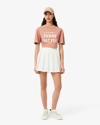 T-Shirt Garros Edition in Sandfarben