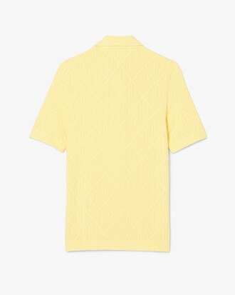 Slim Fit-Polohemd Runway mit Jacquard-Monogramm