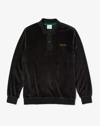 Herren Samt-Poloshirt LACOSTE L!VE