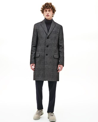 Gemusterter Herren Chesterfield-Mantel