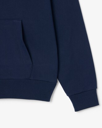 Hoodie aus Fleece mit Colorblock-Design