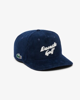 Bestickte Golf-Cap aus Cord