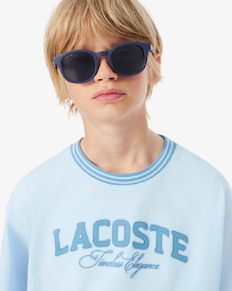 T-Shirt aus Baumwolle mit Lacoste-Branding