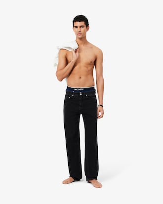 3er-Pack Trunks aus Stretchmaterial mit Druck