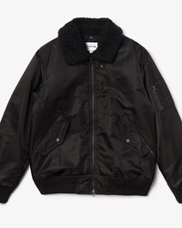 Herren-Bomberjacke mit Sherpa-Kragen