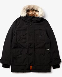 Unisex-Parka LACOSTE L!VE aus Kunstpelz