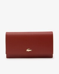 Damen CHANTACO Brieftasche mit 6 Kartenf&auml;chern aus Piqu&eacute;-Leder